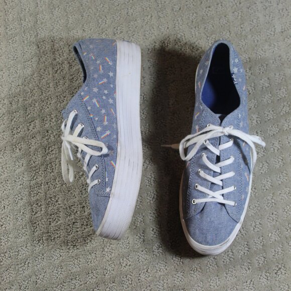 Keds X Sunny Life Triple Up Shooting Star Sneakers Size 11 - Picture 1 of 6